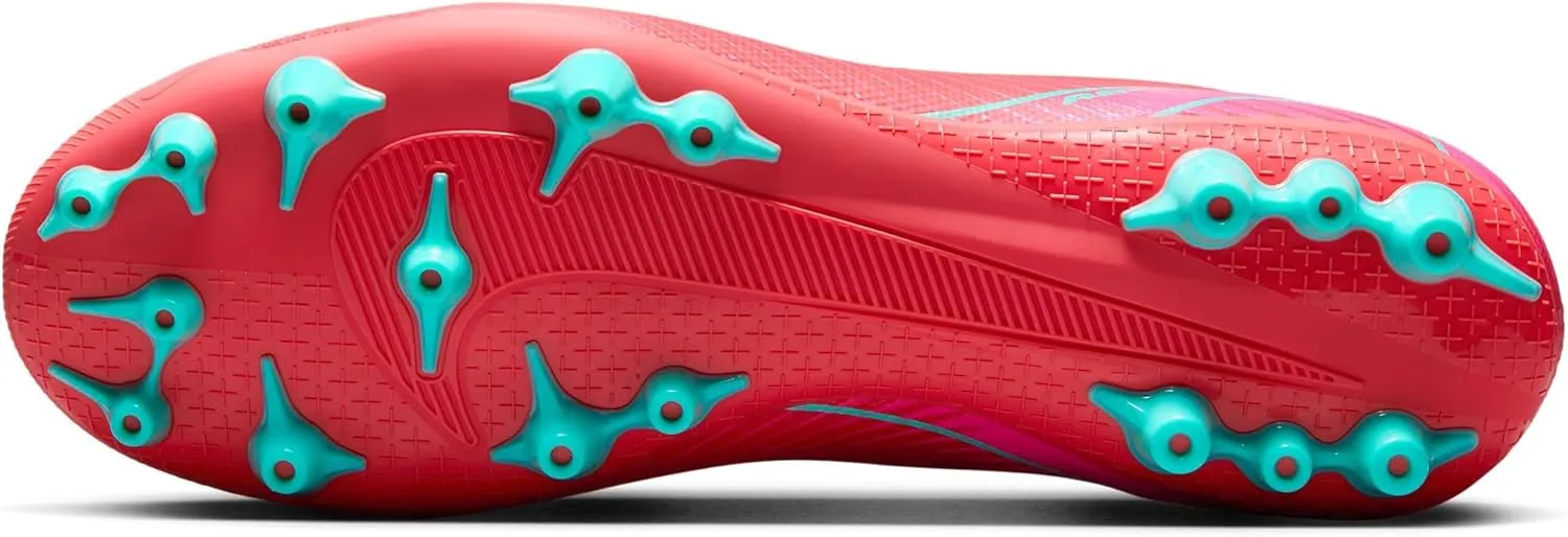 Nike Mercurial Vapor 16 Academy AG Low-Top Soccer Cleats (FQ8364-800, Ember Glow/Aurora Green)