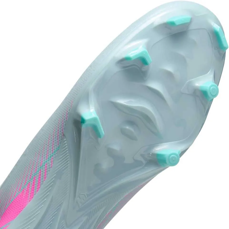 Nike Mercurial Vapor 16 Academy MG Low-Top Soccer Cleats (FQ8374-301, Ocean Cube/Pink Blast)