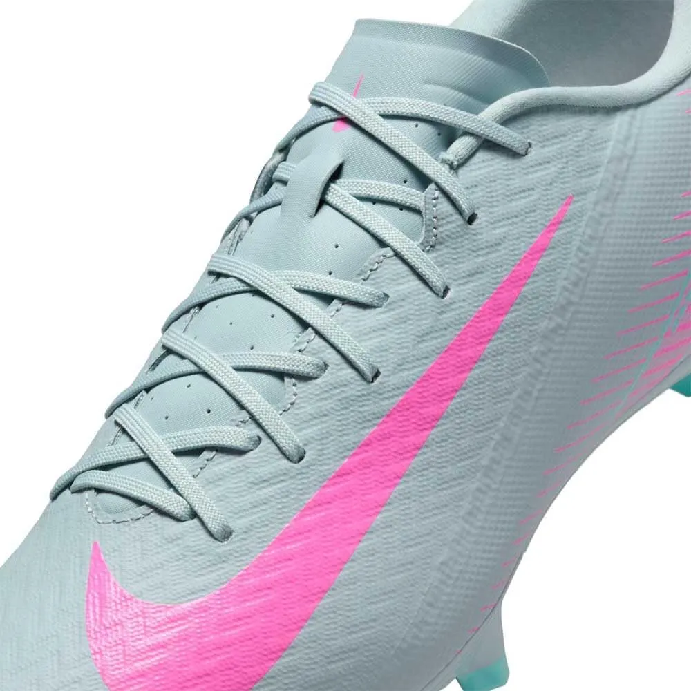 Nike Mercurial Vapor 16 Academy MG Low-Top Soccer Cleats (FQ8374-301, Ocean Cube/Pink Blast)