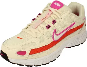 Nike P-6000 ESS Womens Running Trainers CW1351 Sneakers Shoes (UK 4 US 6.5 EU 37.5, Pale Ivory White Pink 100)