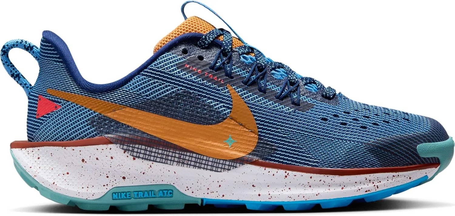 Nike Pegasus Trail 5 Big Kids' Trail Running Shoes (FV5638-400, Blue Void/Blue Beyond/Photo Blue/Monarch)