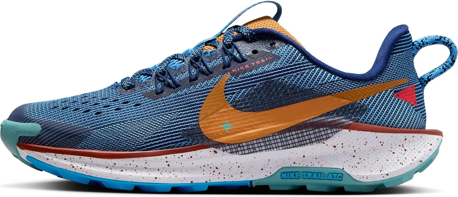 Nike Pegasus Trail 5 Big Kids' Trail Running Shoes (FV5638-400, Blue Void/Blue Beyond/Photo Blue/Monarch)