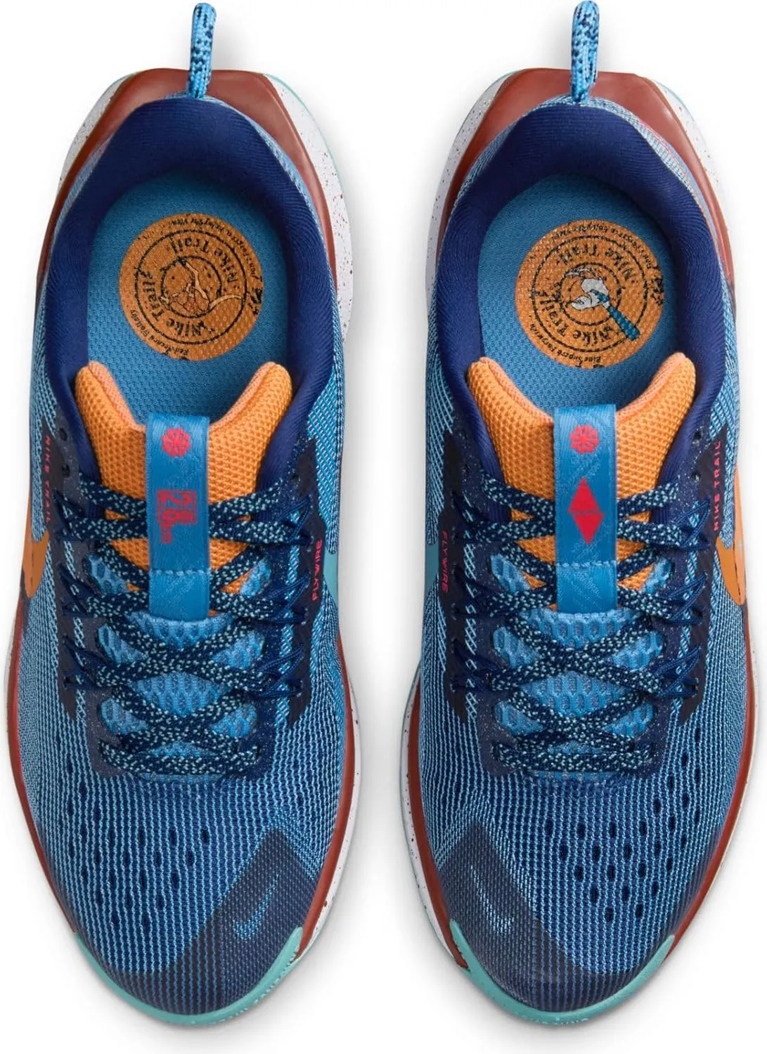 Nike Pegasus Trail 5 Big Kids' Trail Running Shoes (FV5638-400, Blue Void/Blue Beyond/Photo Blue/Monarch)