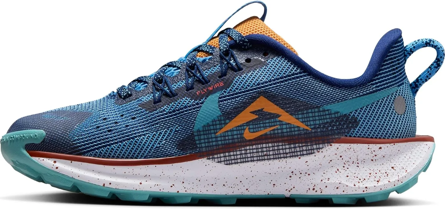 Nike Pegasus Trail 5 Big Kids' Trail Running Shoes (FV5638-400, Blue Void/Blue Beyond/Photo Blue/Monarch)