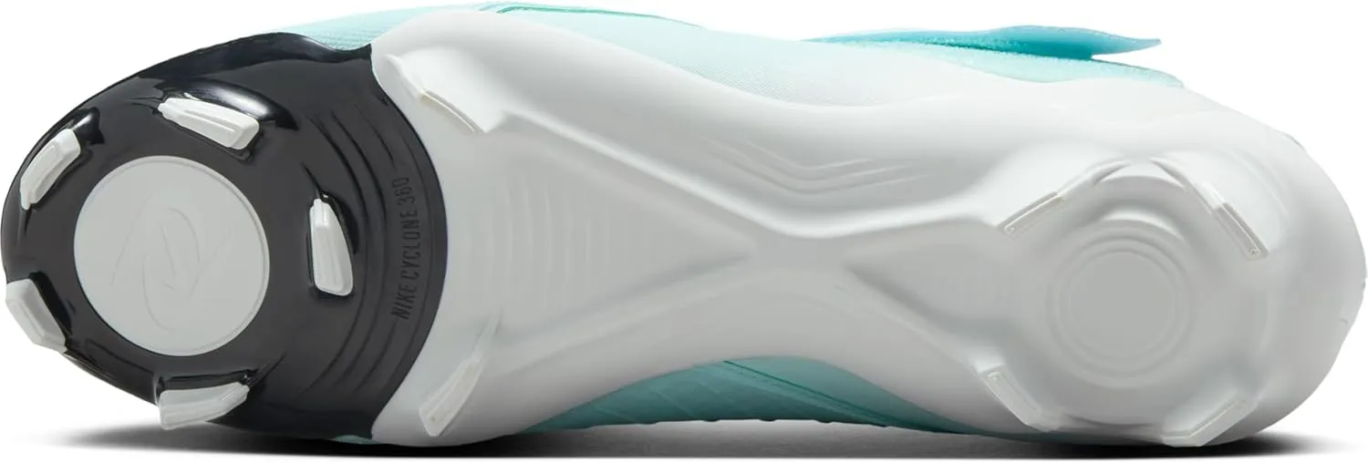 Nike Phantom GX 2 Academy EasyOn MG Low-Top Soccer Cleats (FD6724-300, Mint/Off Noir/Atomic Red)