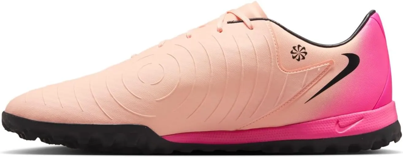 Nike Phantom GX 2 Academy TF Low-Top Soccer Shoes (FJ2577-800, Crimson Tint/Pink Blast/Black)