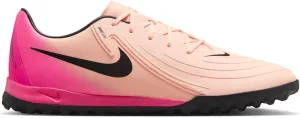 Nike Phantom GX 2 Academy TF Low-Top Soccer Shoes (FJ2577-800, Crimson Tint/Pink Blast/Black)