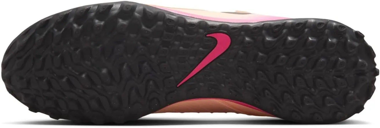 Nike Phantom GX 2 Academy TF Low-Top Soccer Shoes (FJ2577-800, Crimson Tint/Pink Blast/Black)