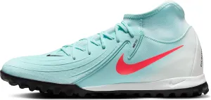 Nike Phantom Luna 2 Academy TF High-Top Soccer Shoes (FJ2566-300, Mint/Off Noir/Atomic Red)