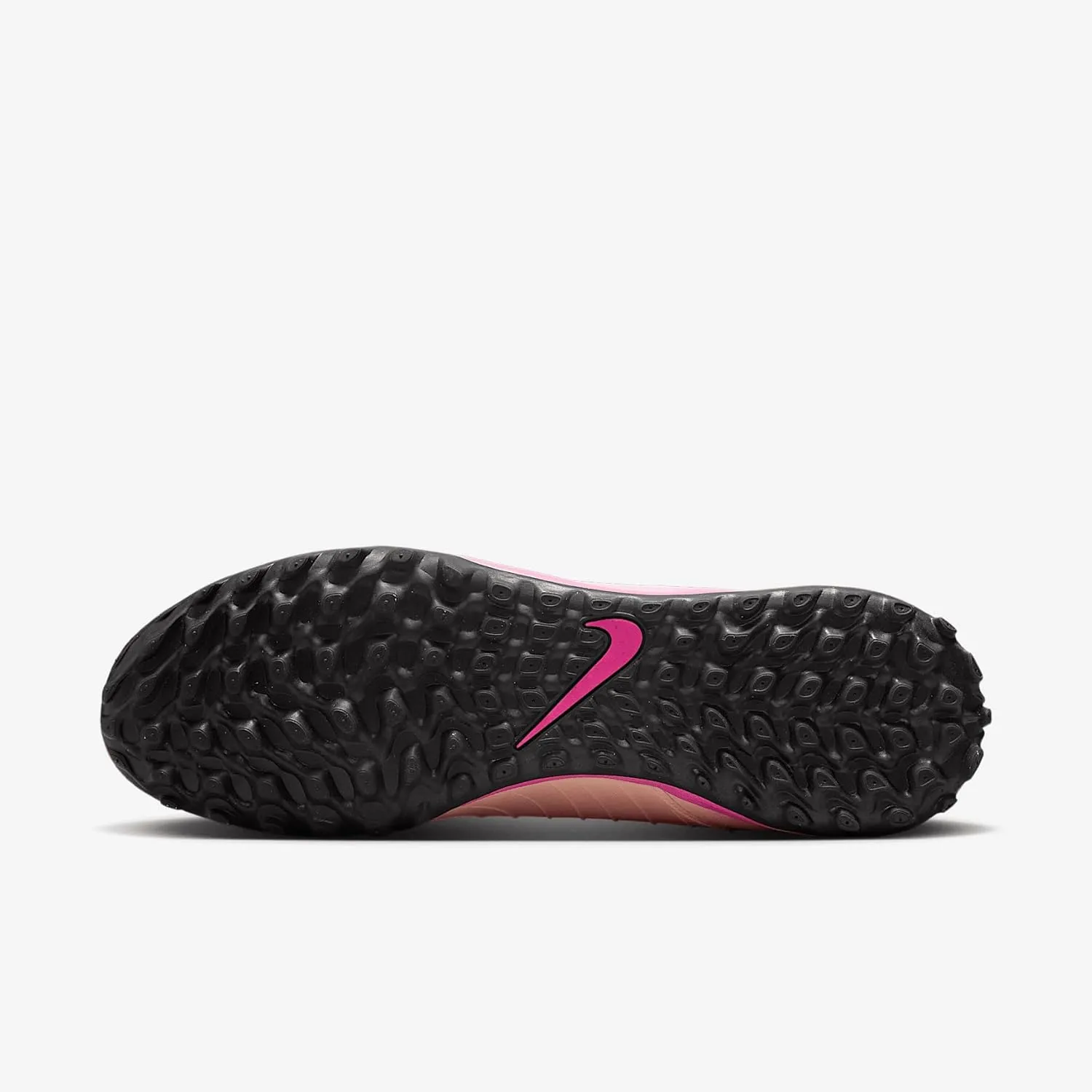 Nike Phantom Luna 2 Academy TF High-Top Soccer Shoes (FJ2566-800, Crimson Tint/Pink Blast/Black)