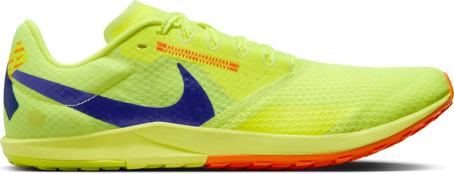Nike Rival Waffle 6 Road and Cross-Country Racing Shoes (DX7998-100, White/Black-Pure Platinum)