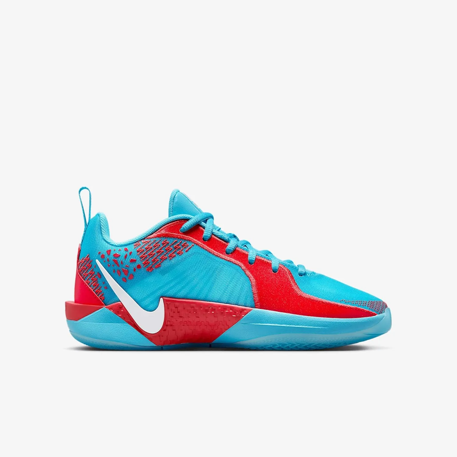 Nike Sabrina 2 Big Kids' Basketball Shoes (Baltic Blue/Light Crimson/Glacier Blue/White)