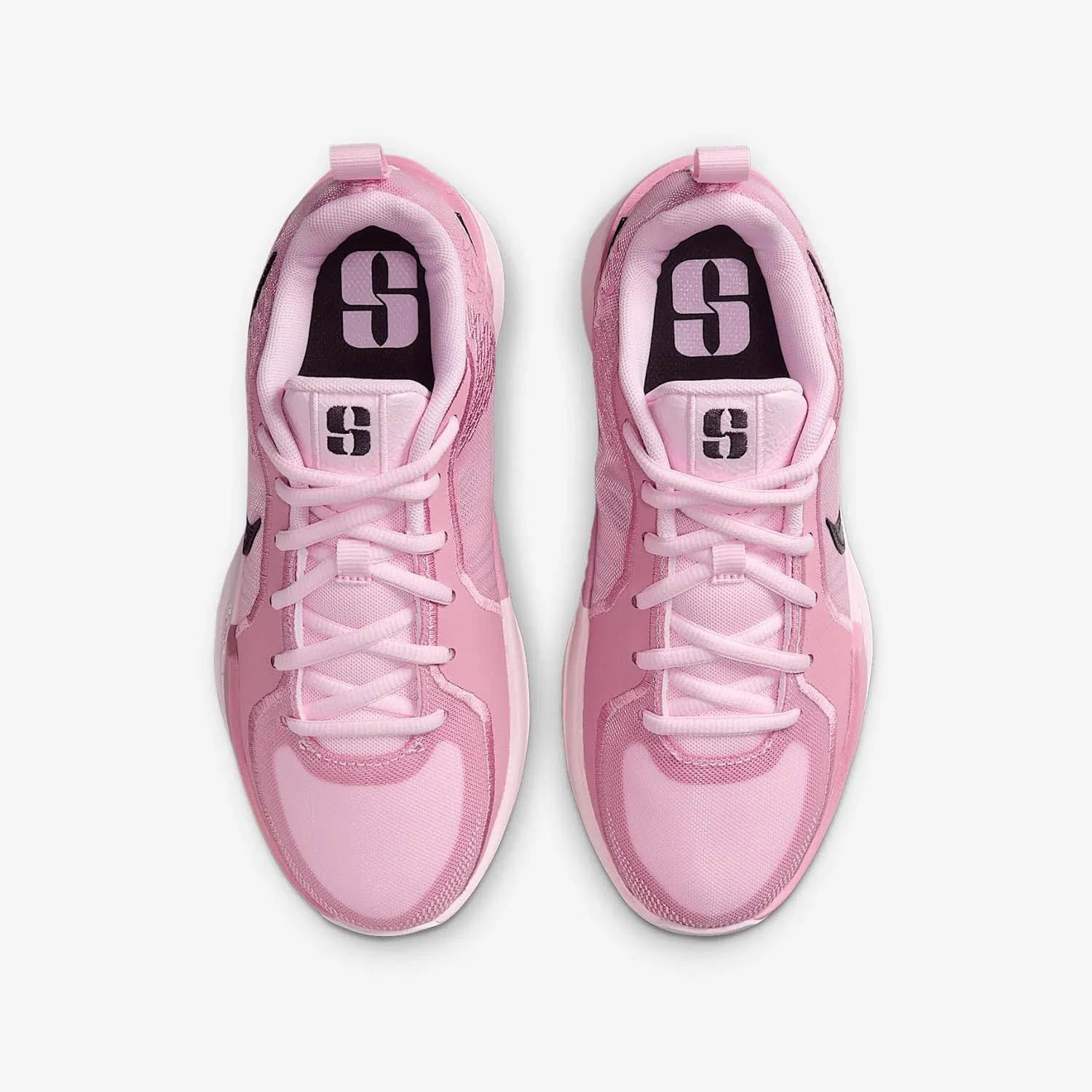 Nike Sabrina 2 Big Kids' Basketball Shoes (FQ7376-600, Pink Foam/Elemental Pink/Black)