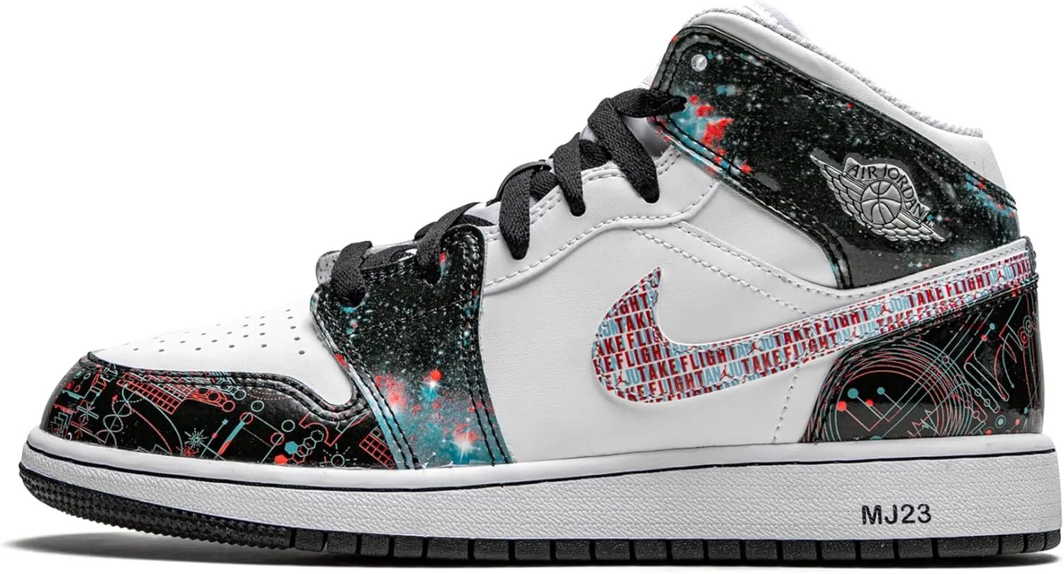 Nike Unisex-Child Air Jordan 1 Mid Se Shoes