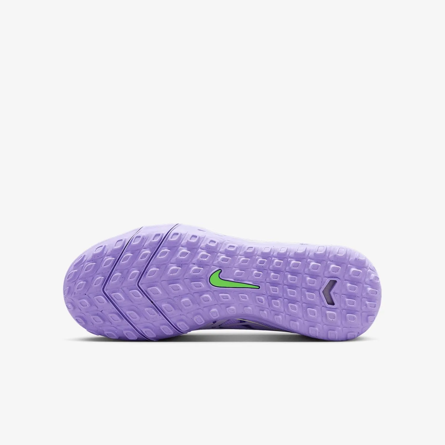 Nike United Jr. Mercurial Superfly 10 Academy Big Kids' TF High-Top Soccer Shoes (HF1586-500, Purple Agate/Barely Volt)
