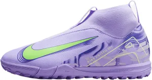 Nike United Jr. Mercurial Superfly 10 Academy Big Kids' TF High-Top Soccer Shoes (HF1586-500, Purple Agate/Barely Volt)