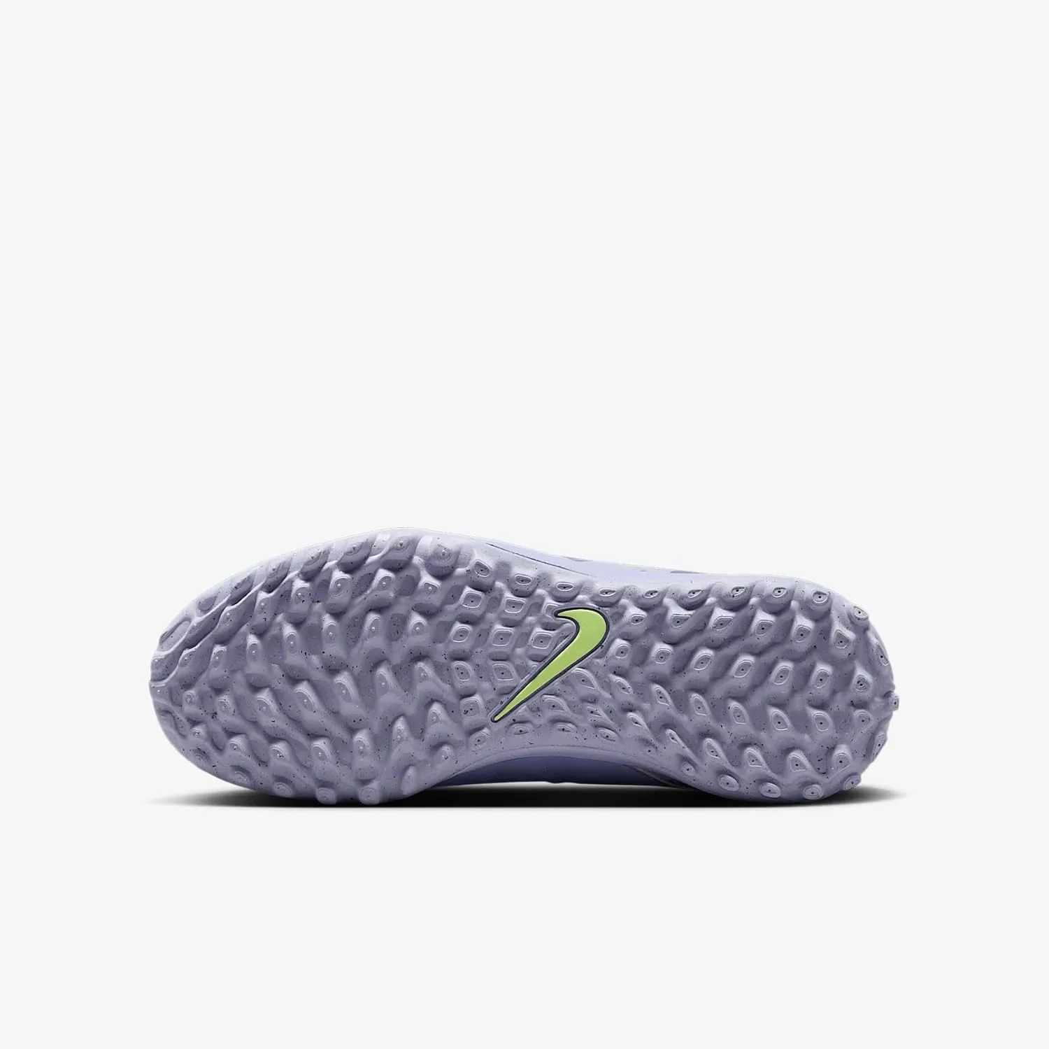 Nike United Jr. Phantom Luna 2 Academy Big Kids' TF High-Top Soccer Shoes (HF1581-500, Purple Agate/Barely Volt)
