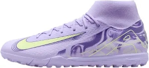 Nike United Mercurial Superfly 10 Academy TF High-Top Soccer Shoes (HF1602-500, Purple Agate/Barely Volt)