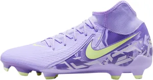 Nike United Phantom Luna 2 Academy MG High-Top Soccer Cleats (HF1598-500, Purple Agate/Barely Volt)