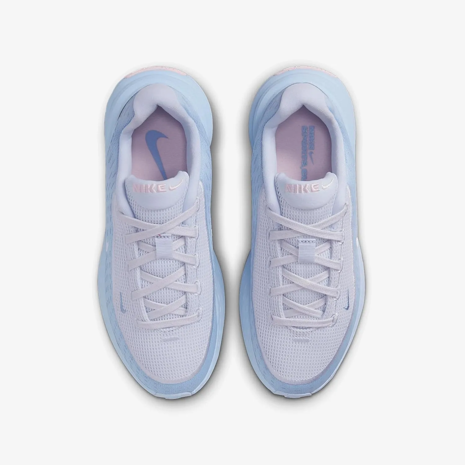 Nike Uplift SC Big Kids' Shoes (IF1749-400, Light Armory Blue/Pink Foam/Football Grey)