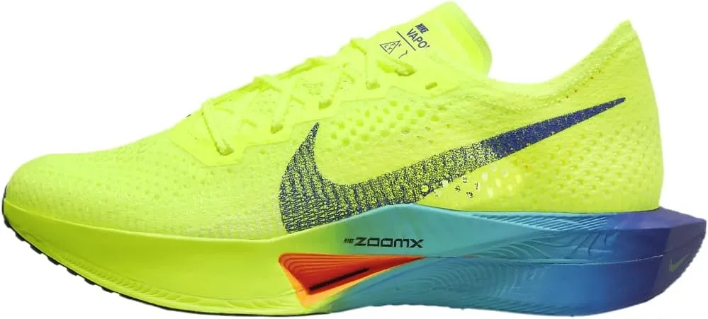 Nike Vaporfly 3 Women's Road Racing Shoes (DV4130-700, Volt/Scream Green/Barely Volt/Black) Size 11.5