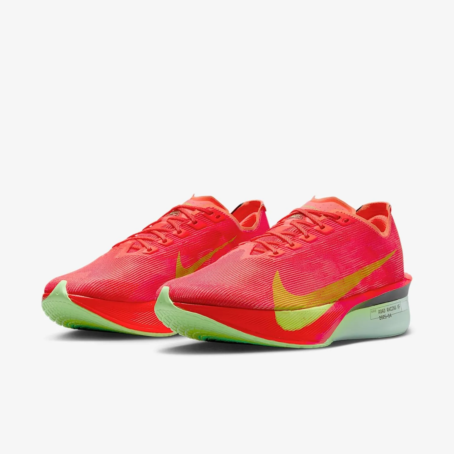 Nike Vaporfly 4 Men's Road Racing Shoes (HF6414-600, Bright Crimson/Mint Foam/Cave Purple/Lime Blast)
