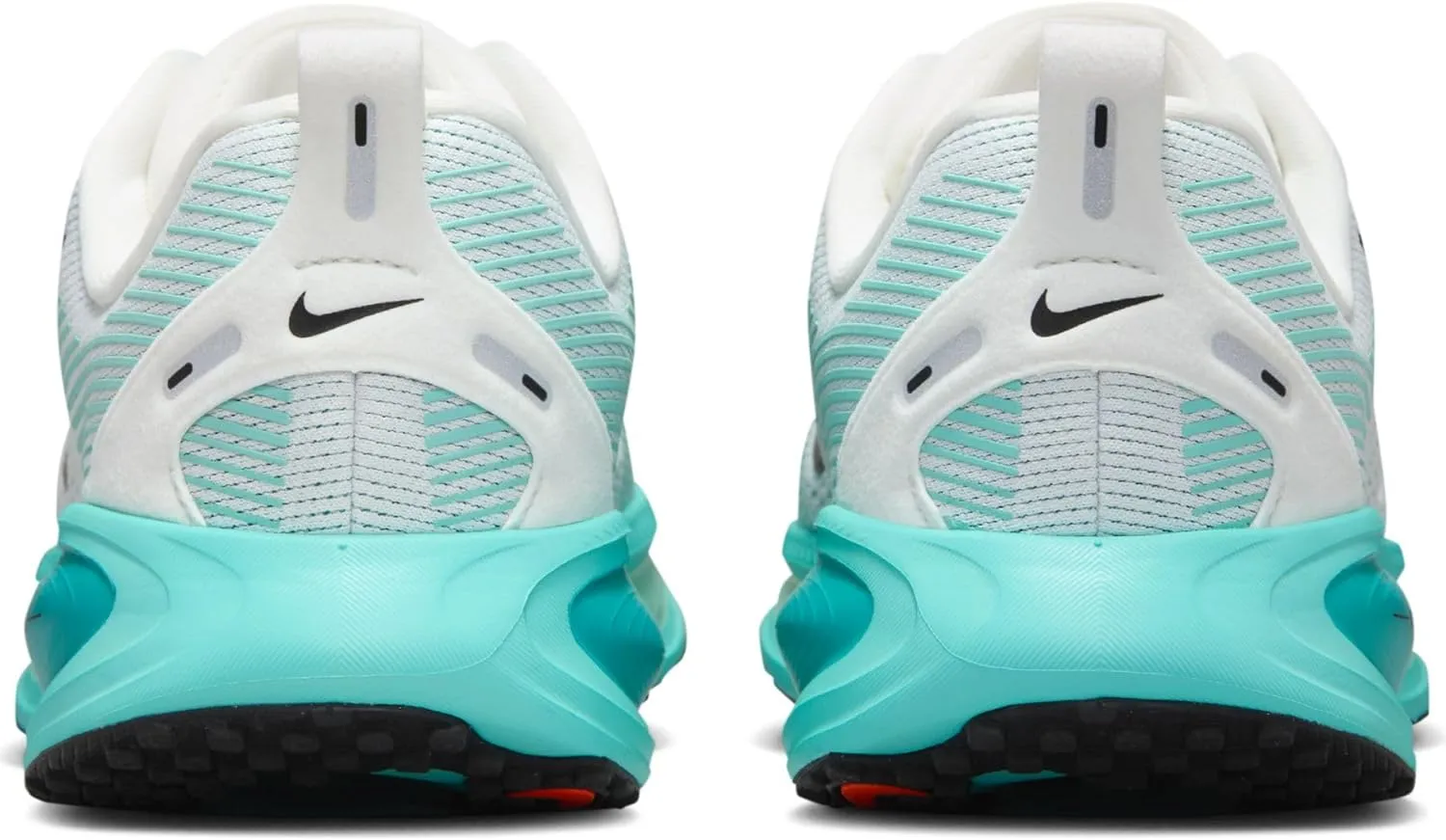 Nike Vomero 18 Big Kids' Road Running Shoes (HQ2157-103, Summit White/Dusty Cactus/Geode Teal/Black)