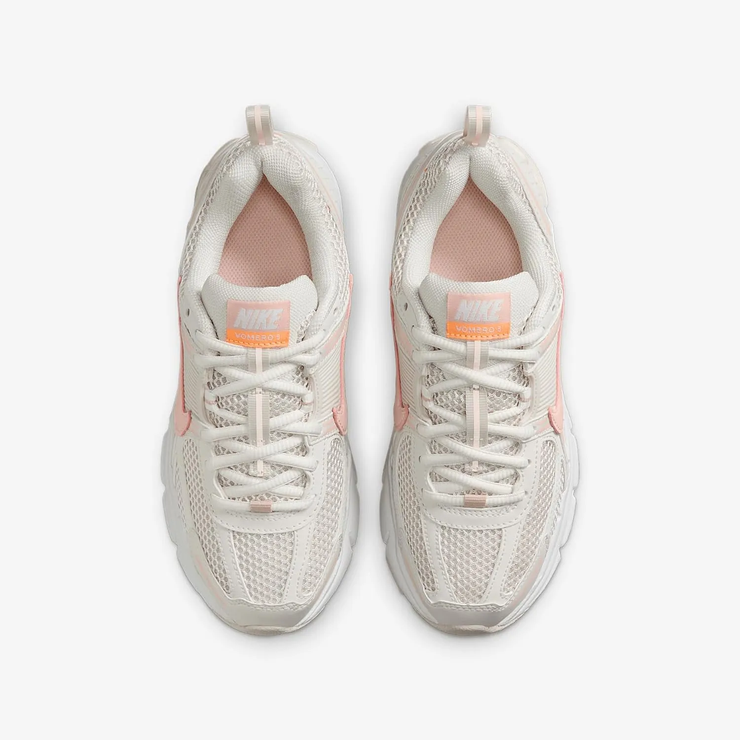 Nike Vomero 5 Big Kids' Shoes (HF6998-003, Phantom/Light Orewood Brown/White/Echo Pink)