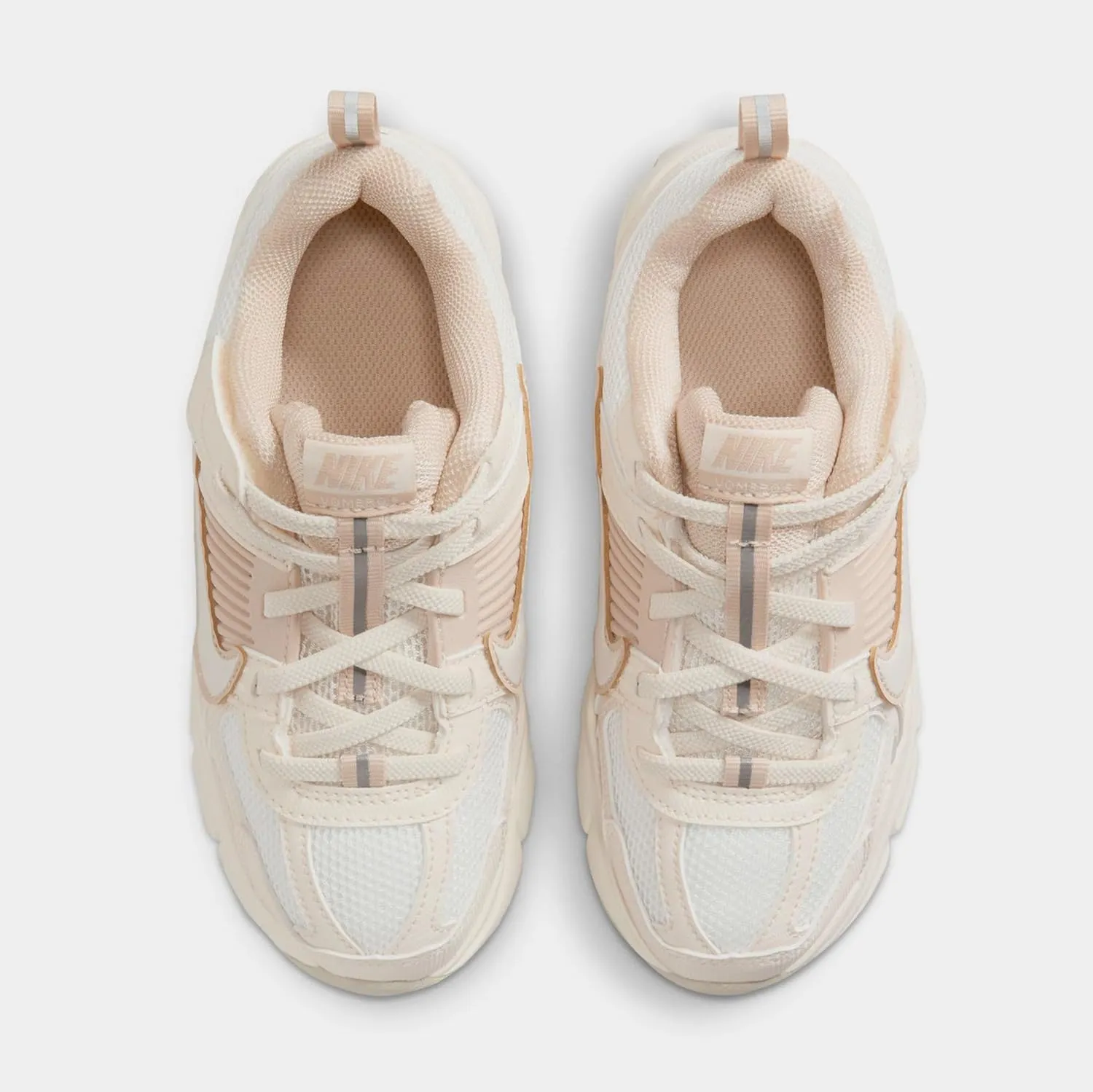 Nike Vomero 5 Preschool Running Shoes (Pale Ivory/Pale Ivory) (HF6999-106, Beige)