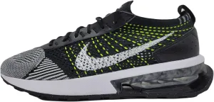 Nike Women's AIR MAX Flyknit Racer Black/White-Volt DM9073 002 (us_Footwear_Size_System, Adult, Women, Numeric, Medium, Numeric_6_Point_5)