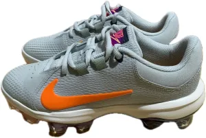 Nike Womens Hyperdiamond 4 Pro MCS Softball Cleats (HF1124-001) - Size 9.5 Grey