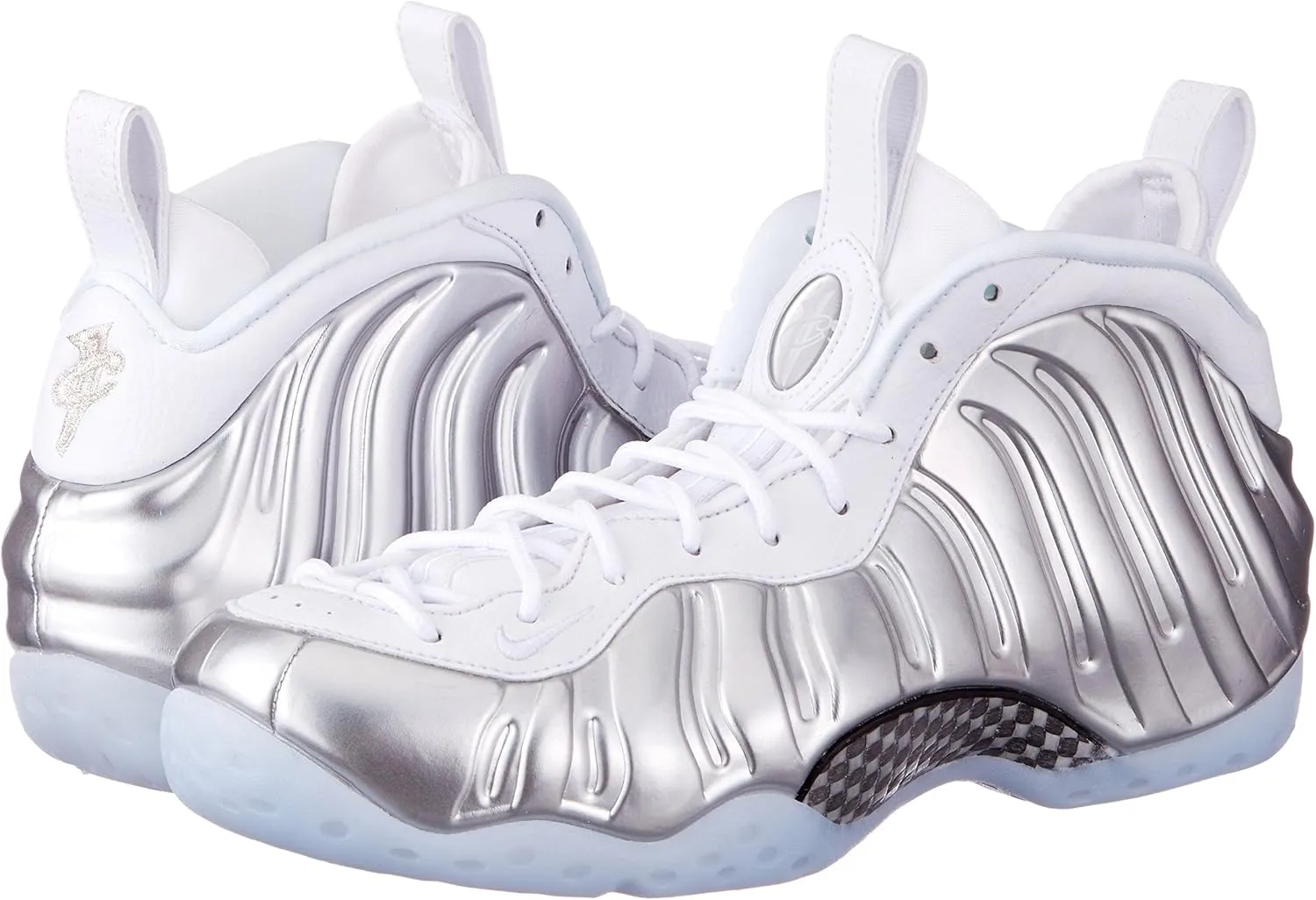 Nike womens Nike Women's Air Foamposite One White/Chrome-bluetint Aa3963-100