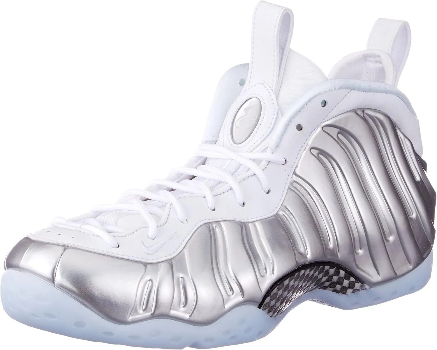 Nike womens Nike Women's Air Foamposite One White/Chrome-bluetint Aa3963-100