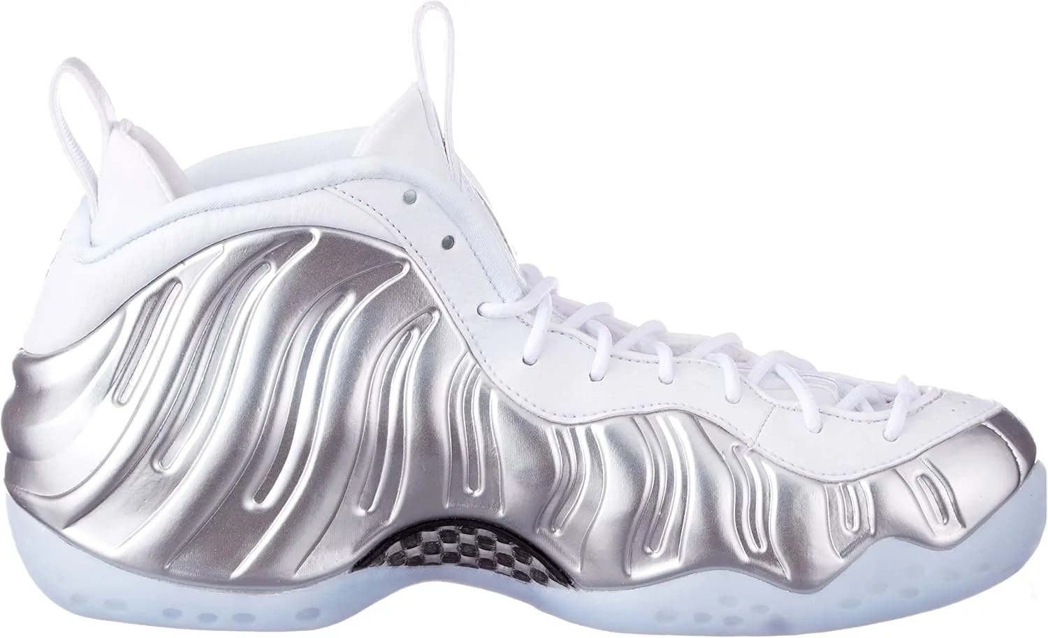 Nike womens Nike Women's Air Foamposite One White/Chrome-bluetint Aa3963-100