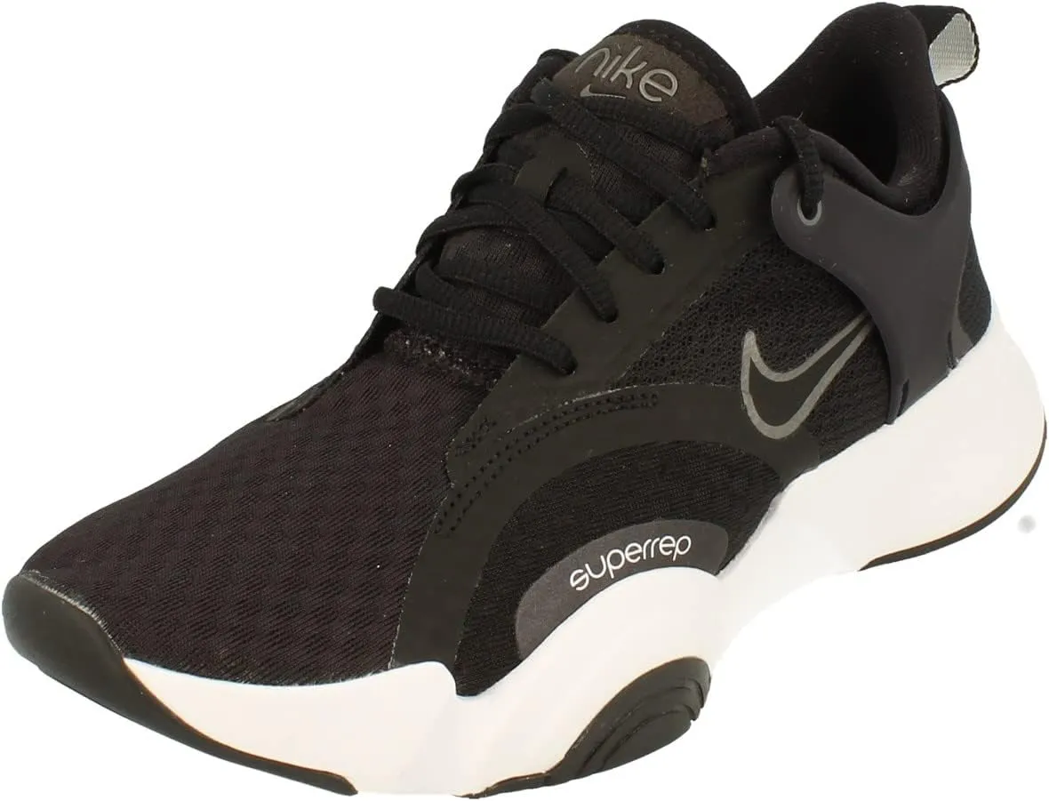 Nike Womens Superrep GO 2 Running Trainers CZ0612 Sneakers Shoes (UK 4.5 US 7 EU 38, Black Metallic Dark Grey White 010)