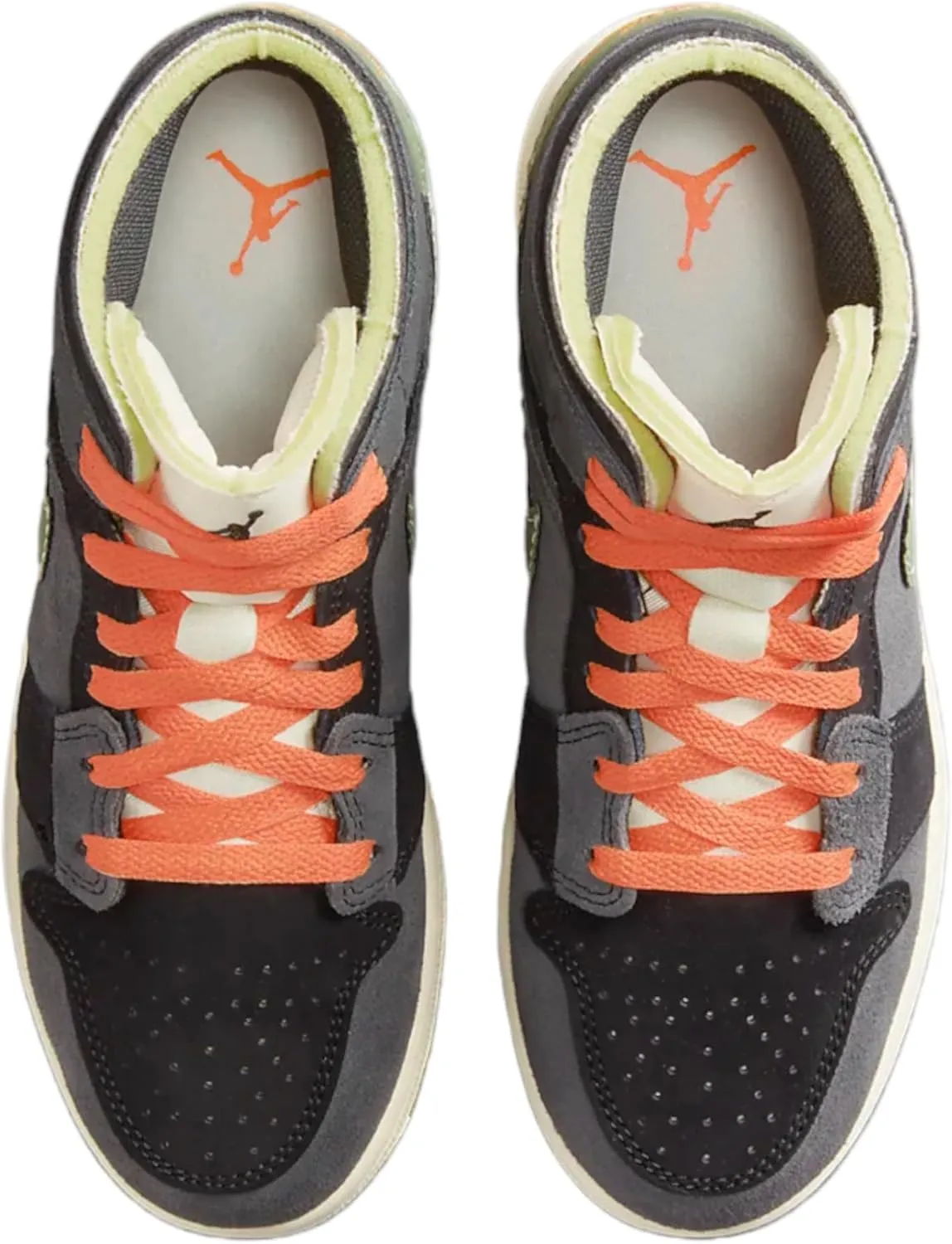 Nike Youth Air Jordan 1 Mid Se GS Electro Orange