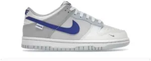 Nike Youth Dunk Low FB1843 141 Ivory Hyper Royal GS - Size 4Y