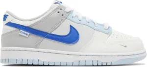 Nike Youth Dunk Low FB1843 141 Ivory Hyper Royal GS - Size 6Y