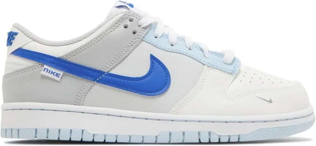 Nike Youth Dunk Low FB1843 141 Ivory Hyper Royal GS - Size 6Y