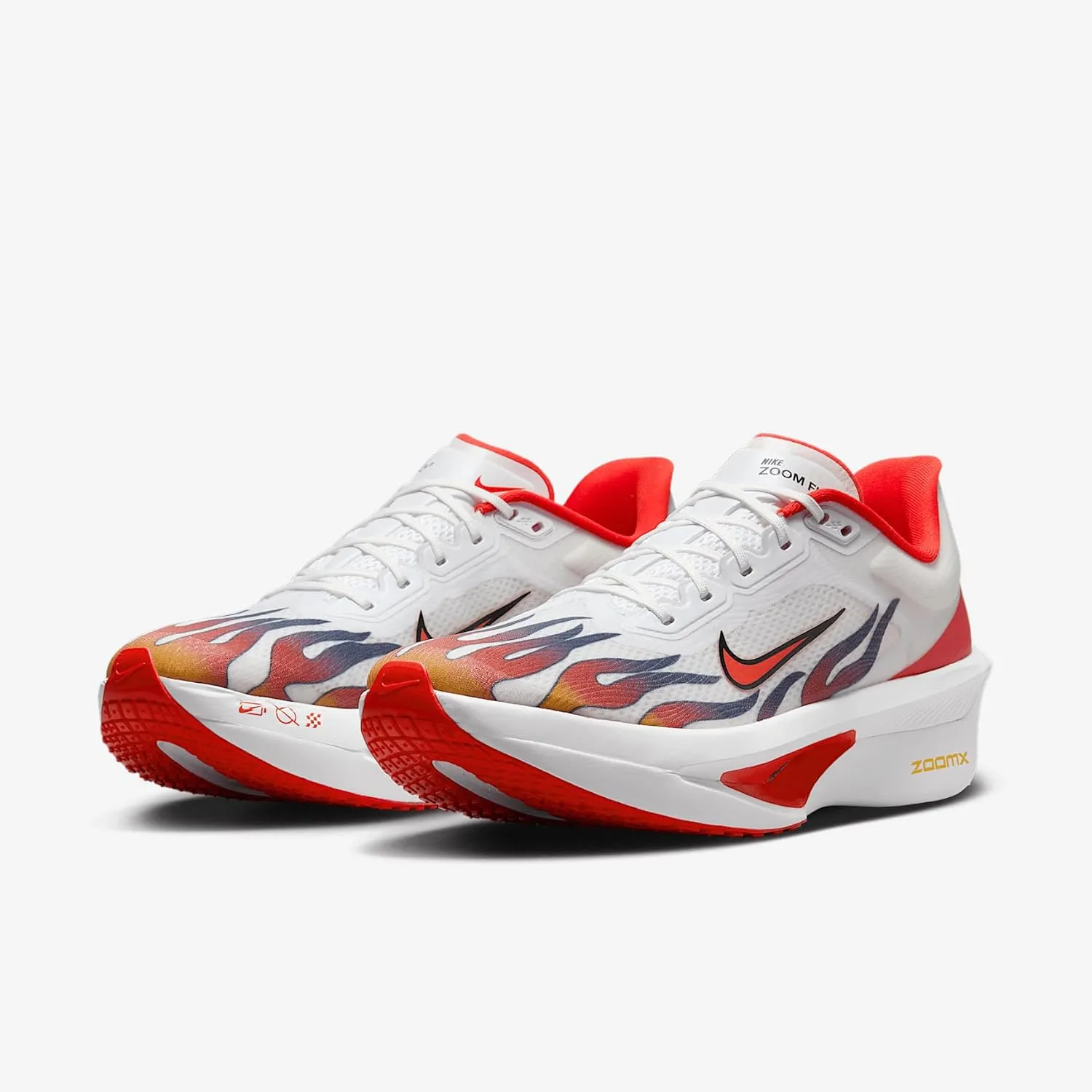 Nike Zoom Fly 6 Men's Road Racing Shoes (FN8454-002, Ghost/Football Grey/Blue Lightning/Blue Void)