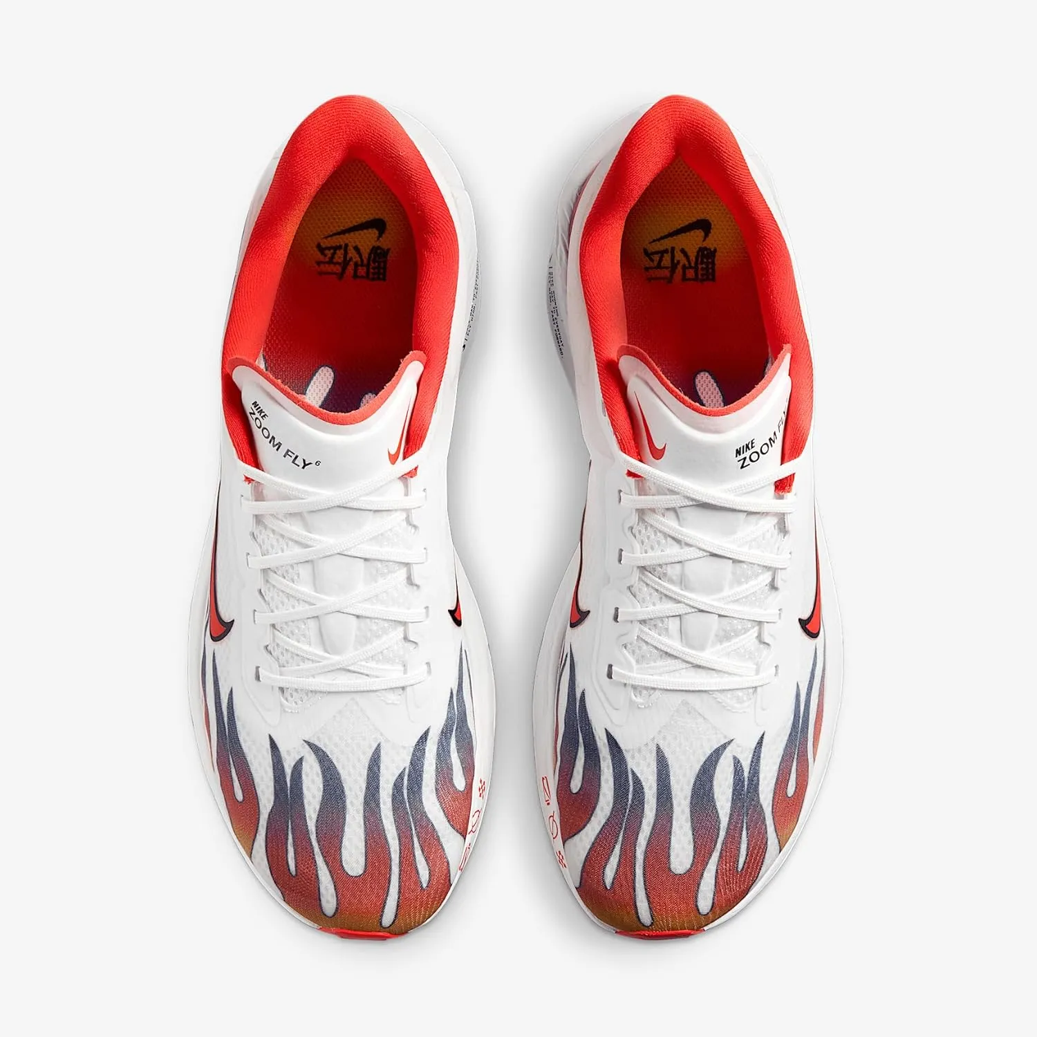 Nike Zoom Fly 6 Men's Road Racing Shoes (FN8454-002, Ghost/Football Grey/Blue Lightning/Blue Void)