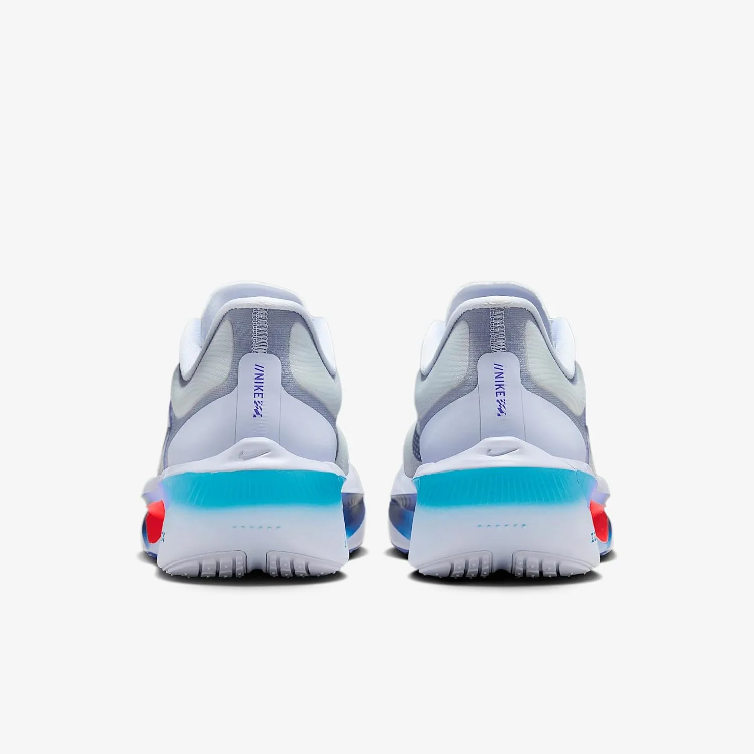 Nike Zoom Fly 6 Women's Road Racing Shoes (FN8455-004, Ghost/Football Grey/Blue Lightning/Blue Void)