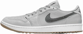 Nike Air Jordan 1 Low G Golf Shoes (DD9315-006, Wolf Grey/White/Gum Medium Brown/Iron Grey) Size 10
