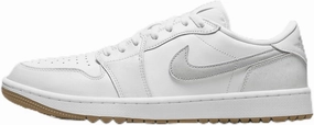 Nike Air Jordan 1 Low G Golf Shoes (DD9315-111, White/Gum Medium Brown/Pure Platinum) Size 13
