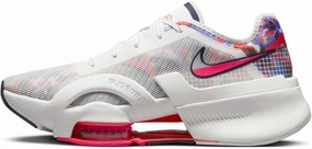 Nike Air Zoom SuperRep 3 Women's HIIT Class Shoes (Summit White/Blackened Blue/Bright Crimson/Hyper Pink, US Footwear Size System, Adult, Women, Numeric, Medium, 10.5)