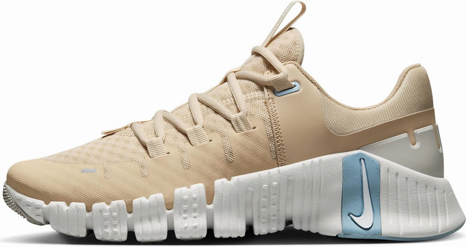 Nike Free Metcon 5 Women's Workout Shoes (DV3950-105, Sanddrift/Phantom/Light Iron Ore/White) Size 10.5
