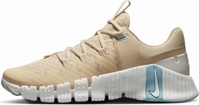 Nike Free Metcon 5 Women's Workout Shoes (DV3950-105, Sanddrift/Phantom/Light Iron Ore/White) Size 10.5
