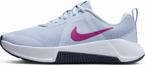 Nike MC Trainer 3 Women's Workout Shoes (FQ1830-004, Football Grey/Armory Navy/Hot Fuchsia) Size 11