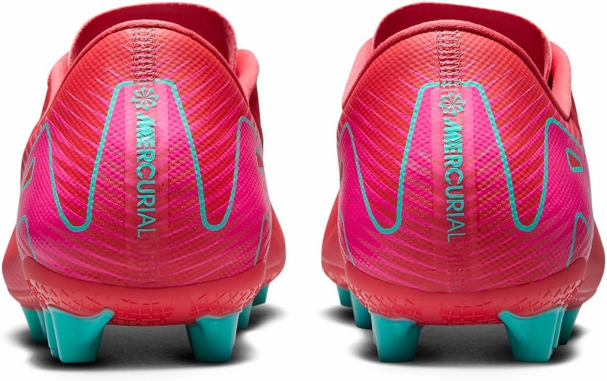 Nike Mercurial Vapor 16 Academy AG Low-Top Soccer Cleats (FQ8364-800, Ember Glow/Aurora Green)