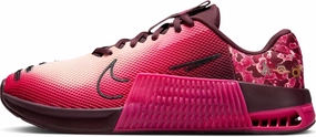 Nike Metcon 9 AMP Women's Workout Shoes (DZ2539-600, Burgundy Crush/Dark Beetroot/Rush Pink/Black) Size 6.5